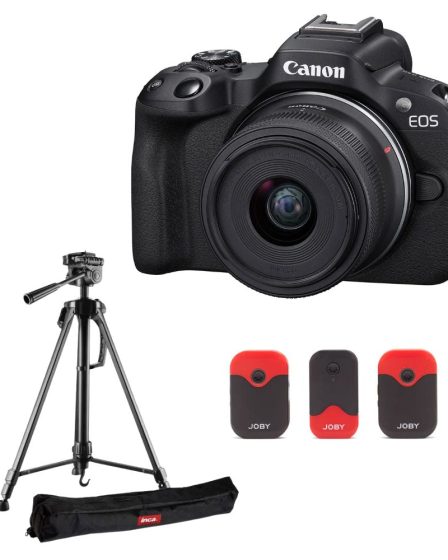 Canon EOS R50 cu Obiectiv RF-S 18-45mm Kit creator continut 12