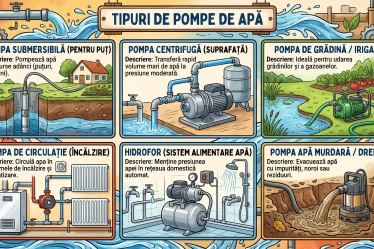 Descopera tipuri de pompe de apa la pret ieftin