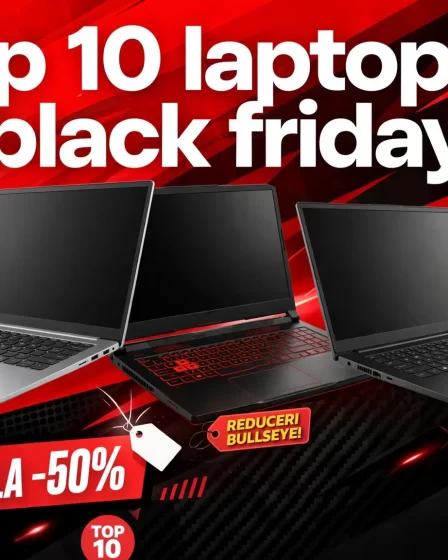 top 10 laptopuri black friday evomag
