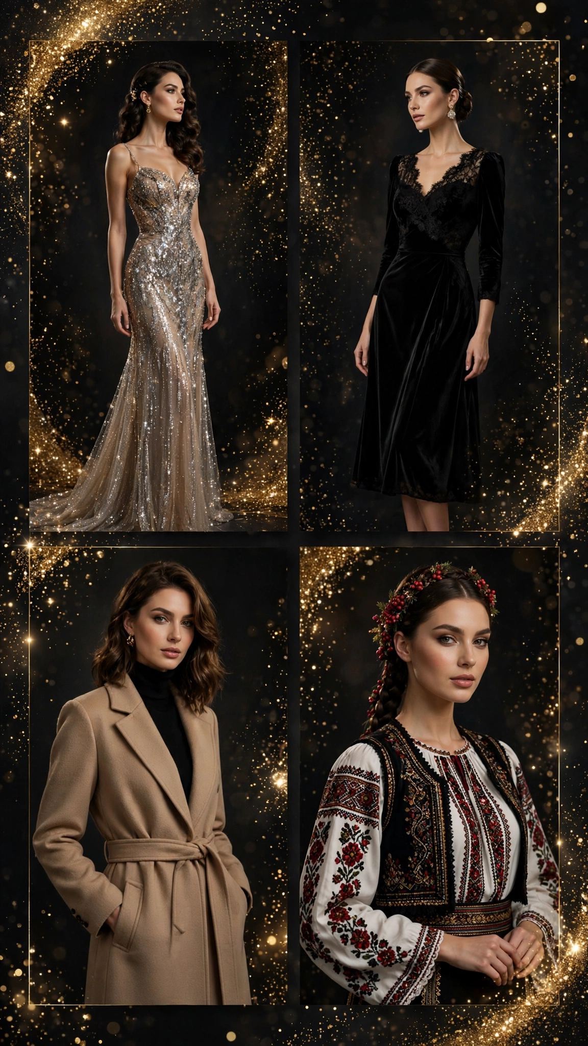 oferte black friday inpuff- rochii de revelion, rochii elegante, paltoane si traditional fashion