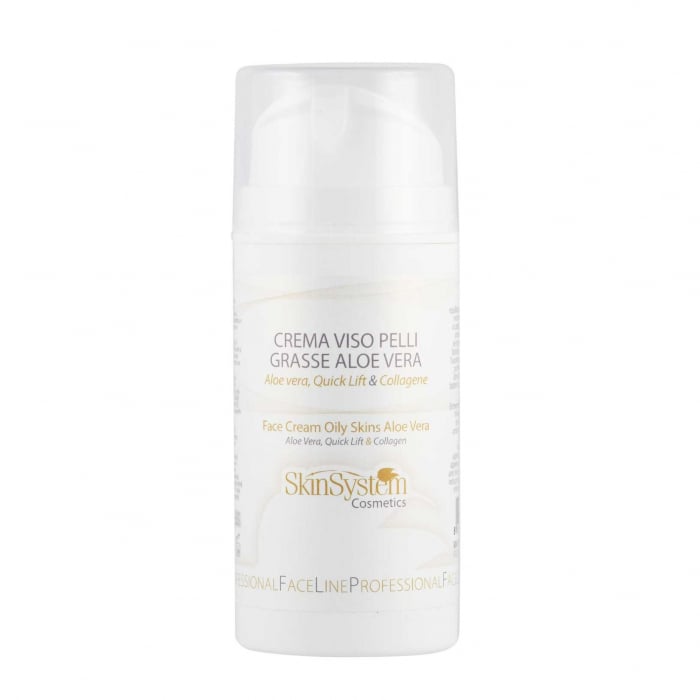 Crema pentru ten gras si impur cu Aloe vera, Quick Lift si Colagen 100ml 1