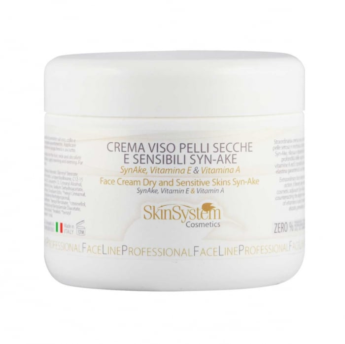 Crema pentru ten uscat si sensibil cu Syn-Ake, vitamina E si vitamina A 1