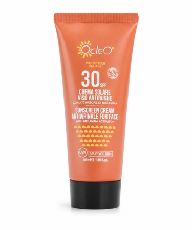 Crema solara pentru fata antirid SPF 30 cu activator de melanina 3