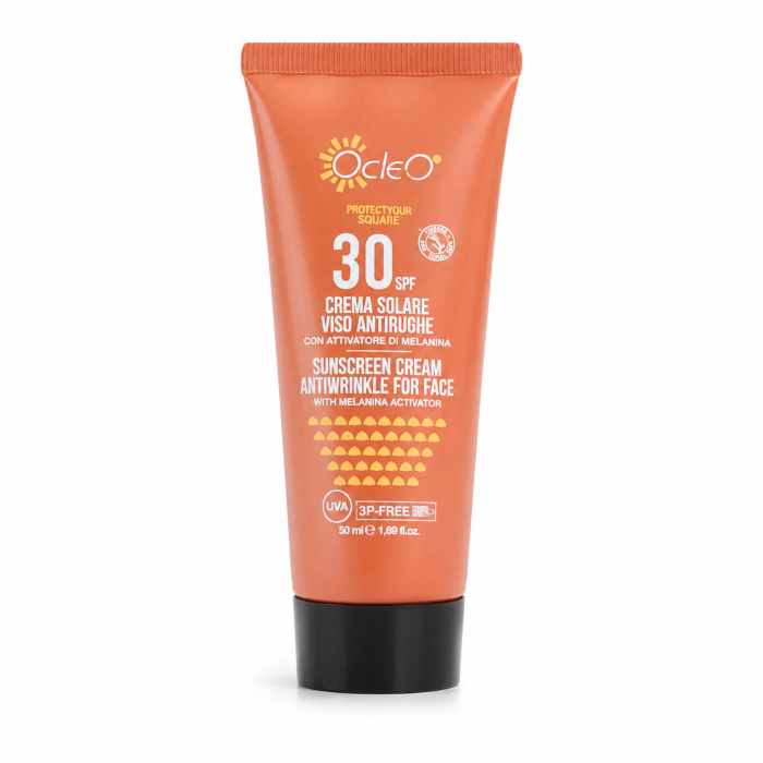 Crema solara pentru fata antirid SPF 30 cu activator de melanina 1