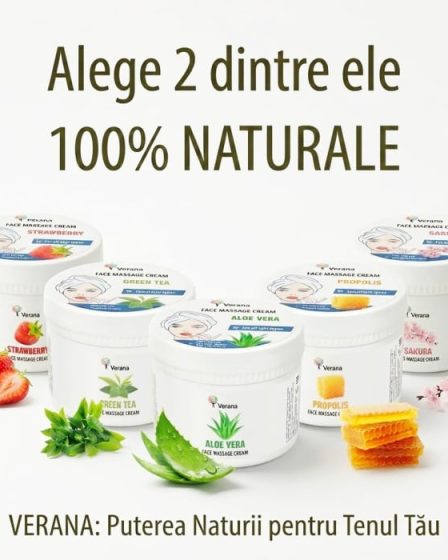 Pachet 2 creme de masaj facial Verana 37