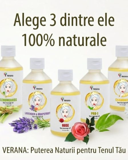 Pachet 3 uleiuri de masaj facial Verana 4