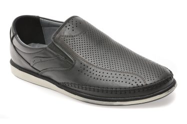 Pantofi BITE THE BULLET negri, OY1045, din piele naturala 2