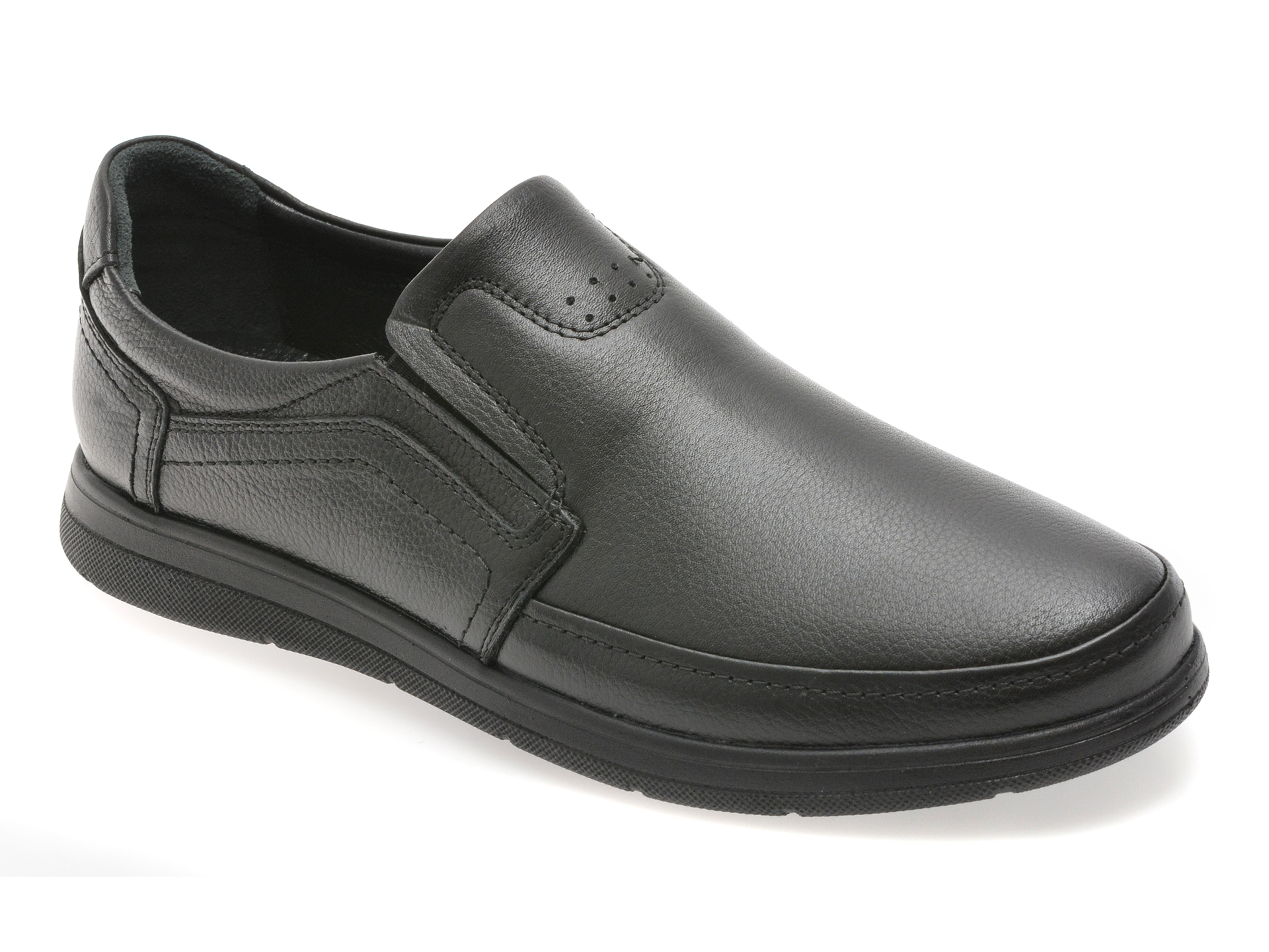 Pantofi BITE THE BULLET negri, BRL902, din piele naturala 14