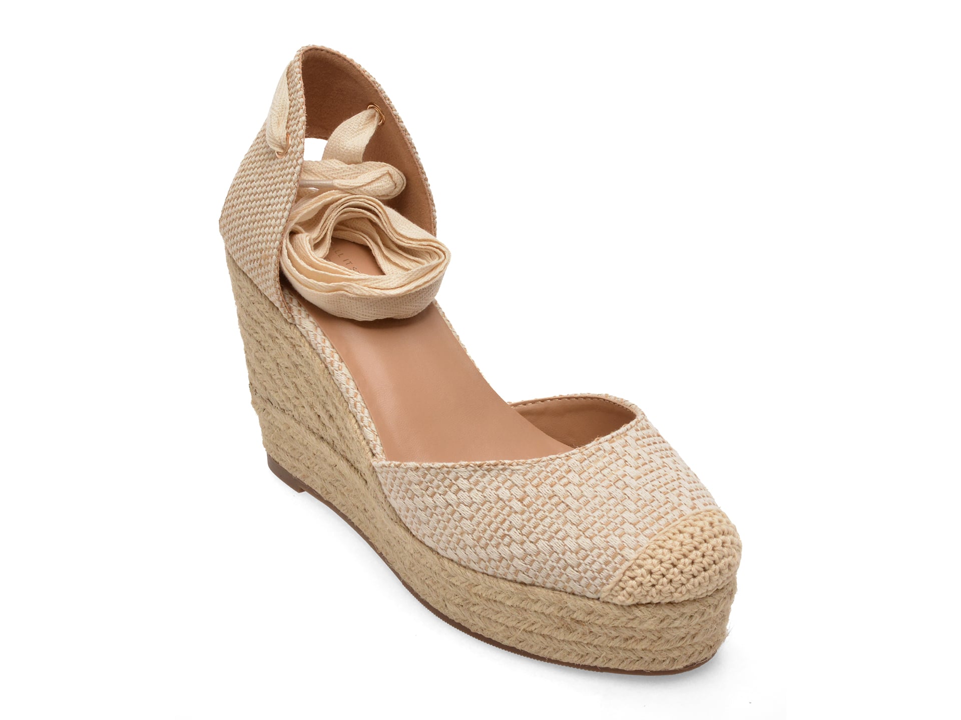 Pantofi CALL IT SPRING bej, GOLDIIE 109, din material textil 1 Pantofi CALL IT SPRING bej, GOLDIIE 109, din material textil 1