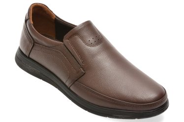 Pantofi BITE THE BULLET maro, BRL902, din piele naturala 2