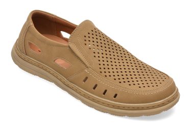 Pantofi BITE THE BULLET maro, XL1053, din piele naturala 2