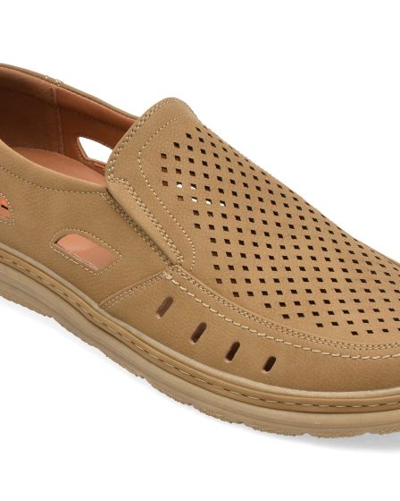 Pantofi BITE THE BULLET maro, XL1053, din piele naturala 8