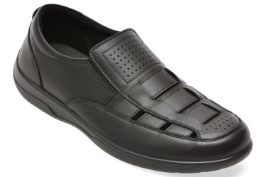 Pantofi BITE THE BULLET negri, 7708, din piele naturala 3