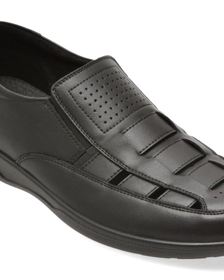 Pantofi BITE THE BULLET negri, 7708, din piele naturala 1