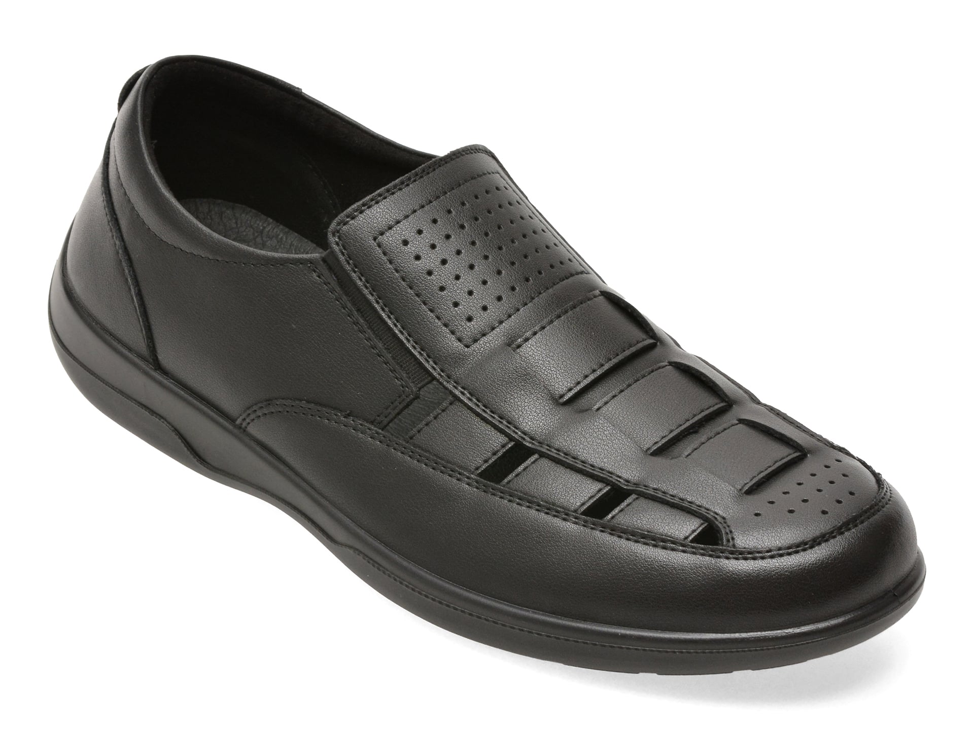 Pantofi BITE THE BULLET negri, 7708, din piele naturala 18