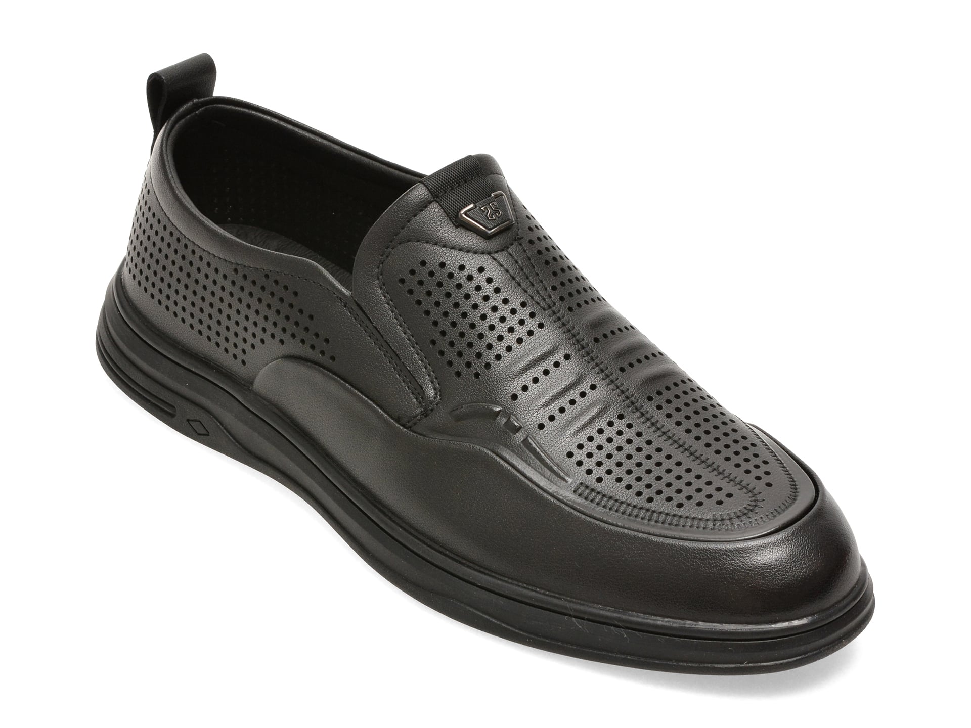 Pantofi BITE THE BULLET negri, 25L2103, din piele naturala 21