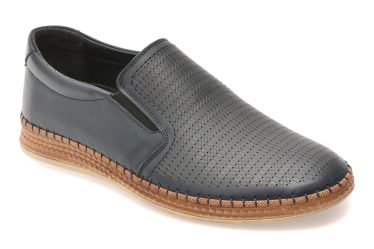Pantofi BITE THE BULLET bleumarin, ALM7001, din piele naturala 4