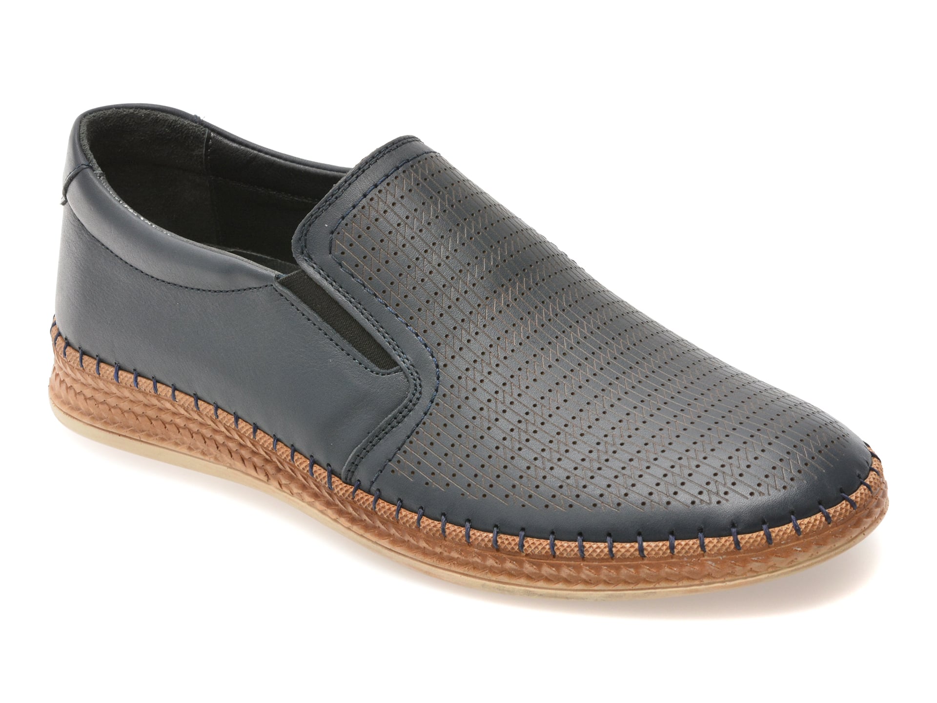 Pantofi BITE THE BULLET bleumarin, ALM7001, din piele naturala 1 Pantofi BITE THE BULLET bleumarin, ALM7001, din piele naturala 1
