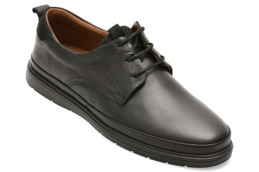 Pantofi BITE THE BULLET negri, RM110, din piele naturala 4