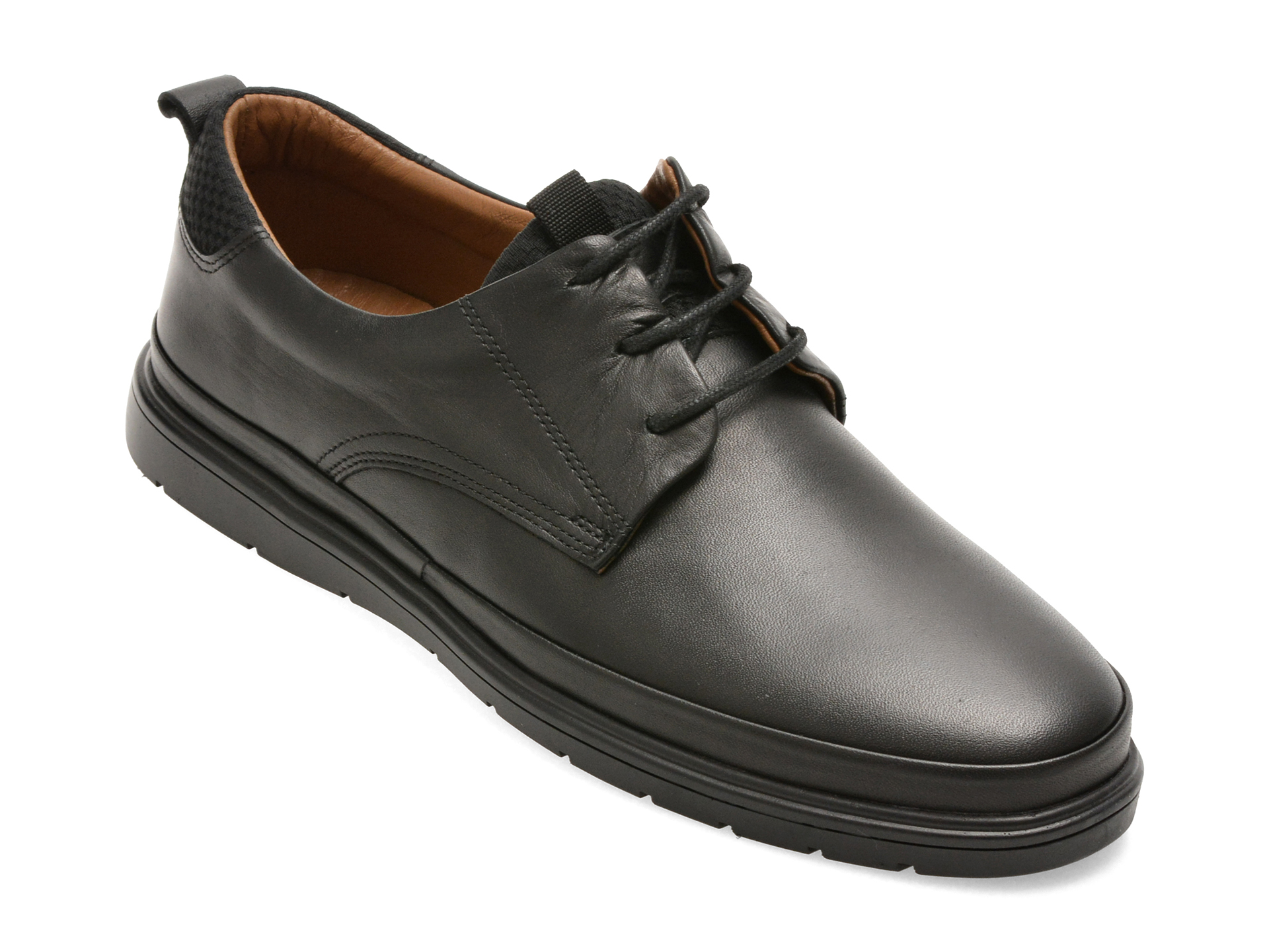 Pantofi BITE THE BULLET negri, RM110, din piele naturala 10