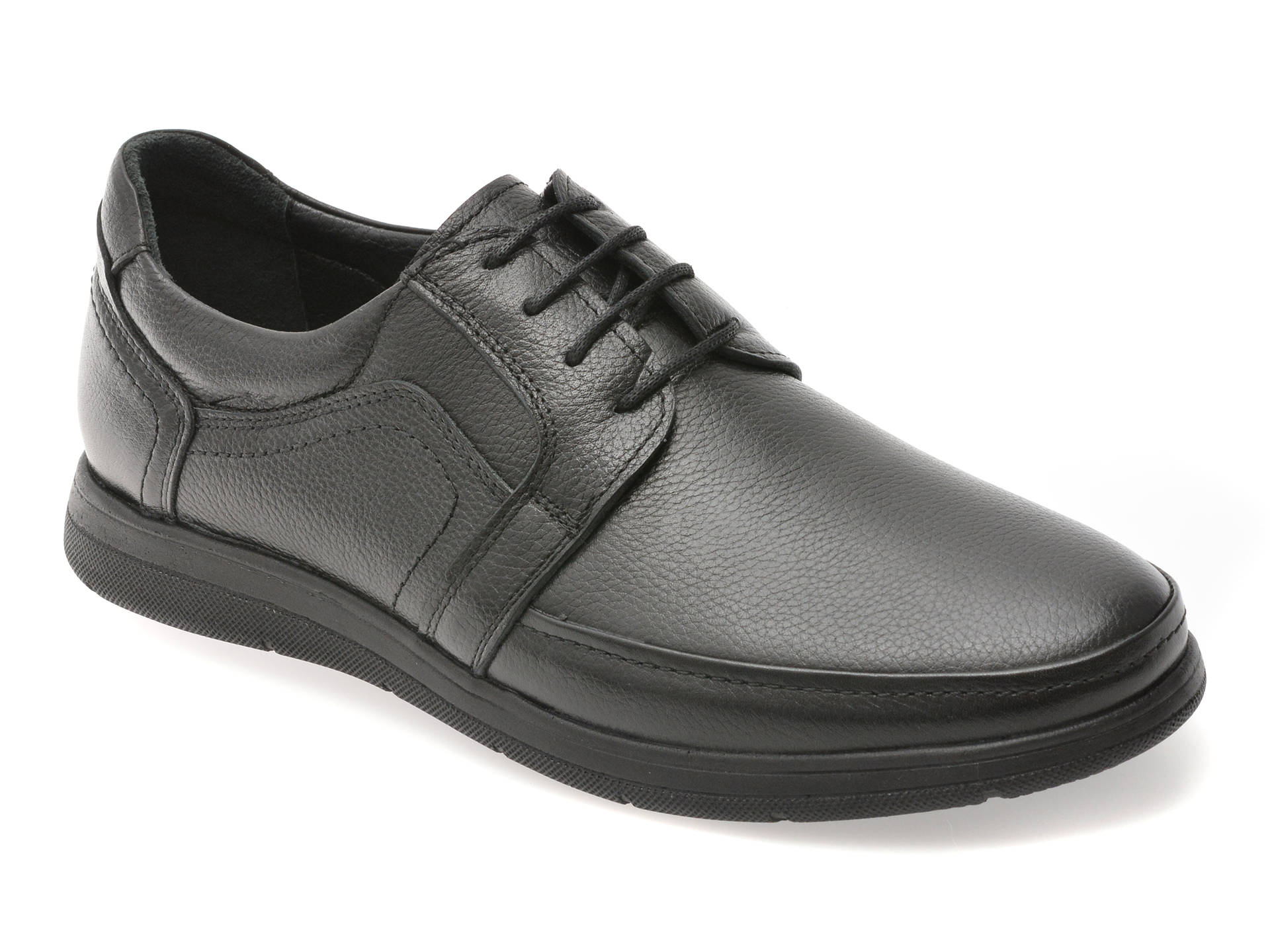 Pantofi BITE THE BULLET negri, BRL901, din piele naturala 15