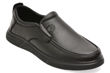 Pantofi BITE THE BULLET negri, 89635, din piele naturala 3