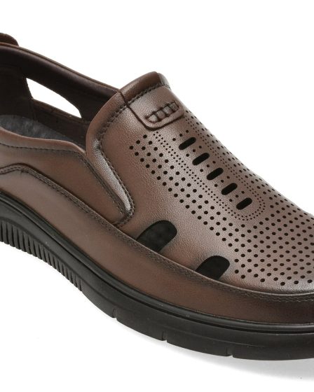 Pantofi BITE THE BULLET maro, 8501, din piele naturala 16