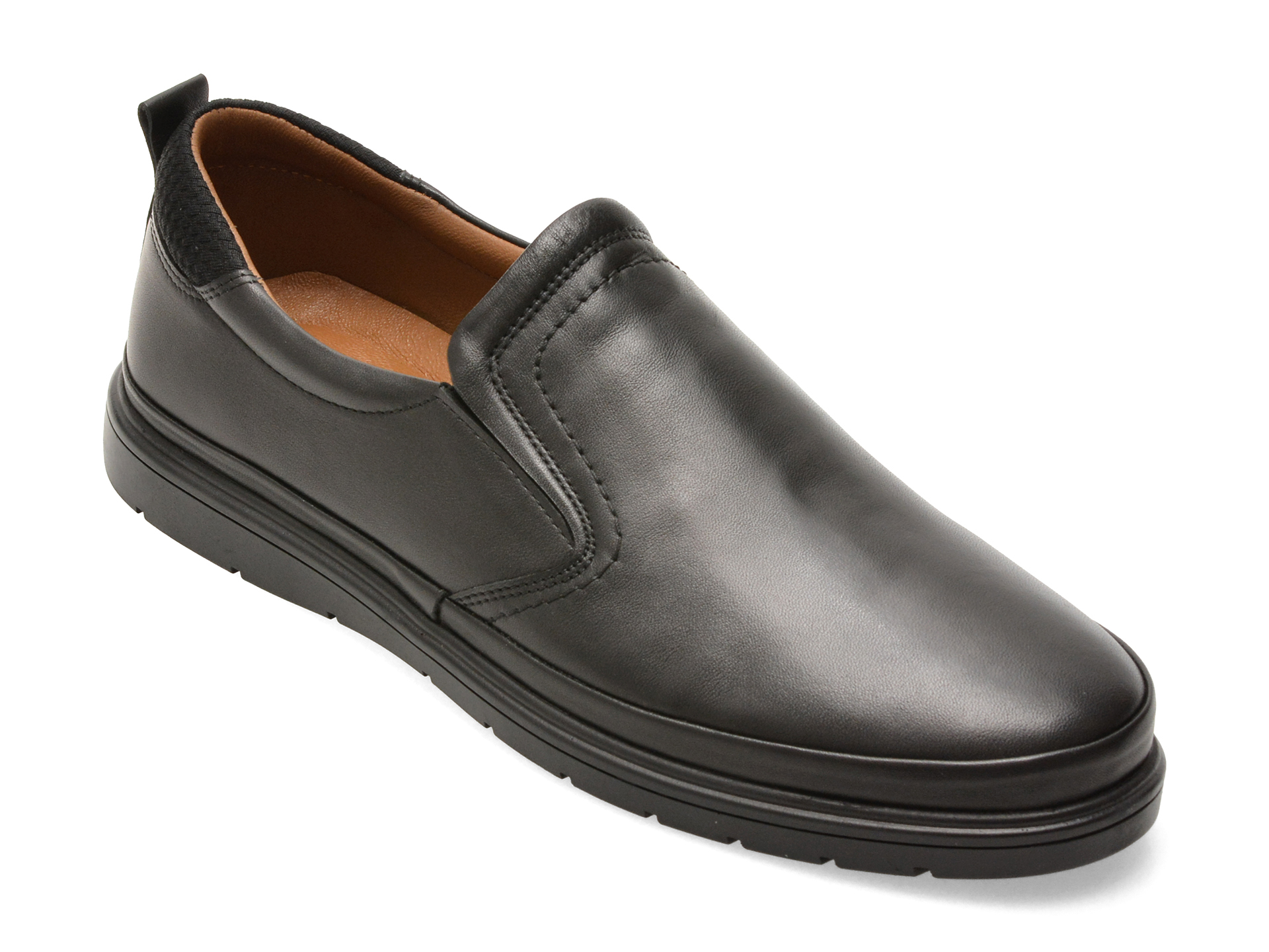 Pantofi BITE THE BULLET negri, RM112, din piele naturala 9