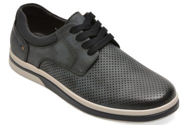 Pantofi BITE THE BULLET bleumarin, Q283, din piele naturala 3