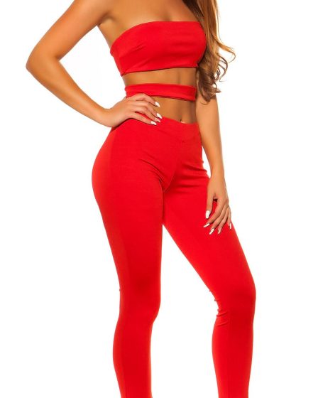 Salopeta rosie cu decupaje sexy Katiusa 31 Salopeta rosie cu decupaje sexy Katiusa 16