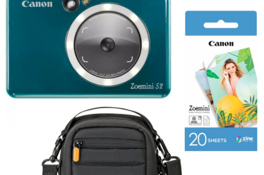 Canon camera foto instant Zoemini S2 Dark Teal cu husa si hartie 2