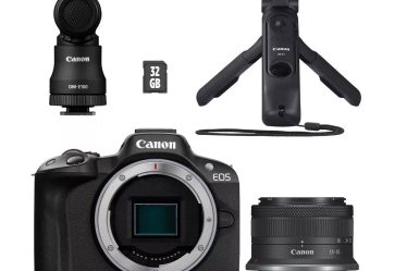 Canon EOS R50 Kit Vlogging cu Obiectiv RF-S 18-45mm si accesorii 3