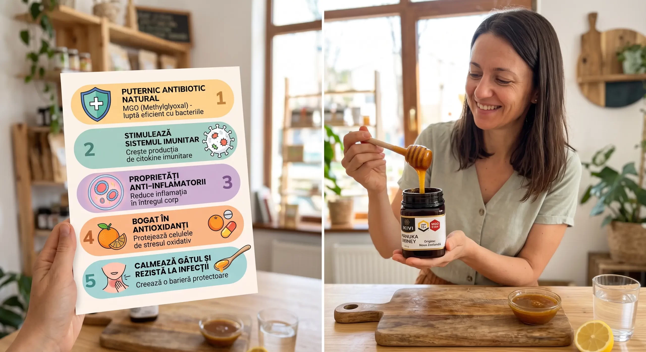 Alege miere de manuka pentru imunitate