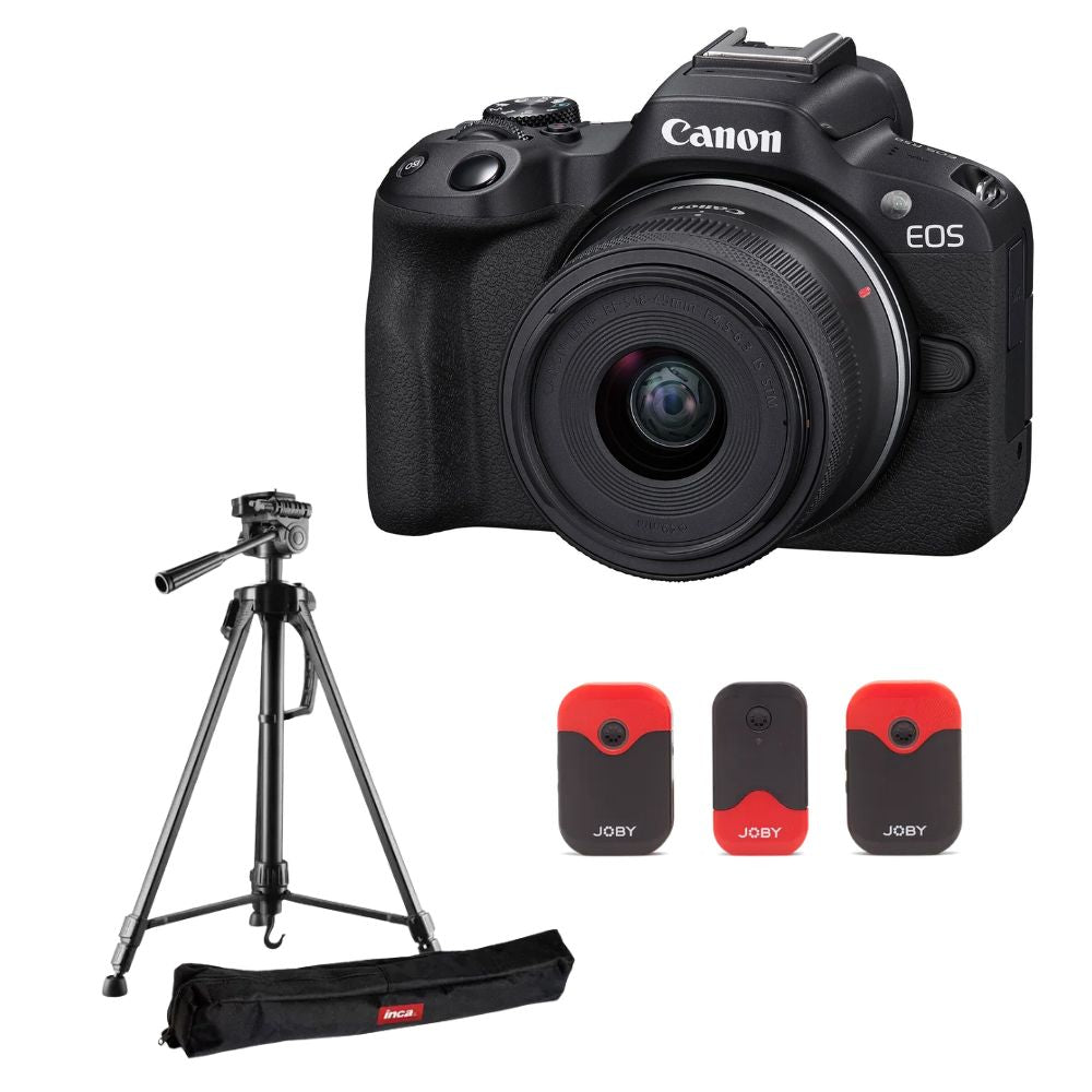 Canon EOS R50 cu Obiectiv RF-S 18-45mm Kit creator continut 30