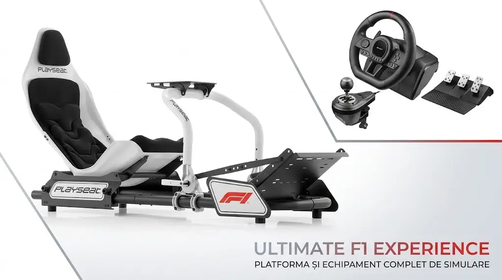 Vezi pret set volan cu pedale + cockpit de black friday