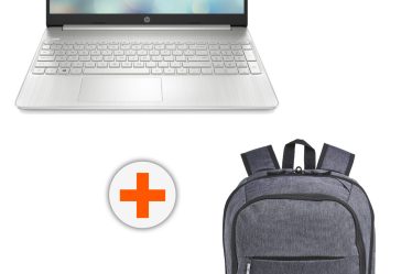 Laptop HP - 15s-eq3023nu, 15.6'', Ryzen 5 + Rucsac HP Prelude Pro Recycled, 15.6'' 3