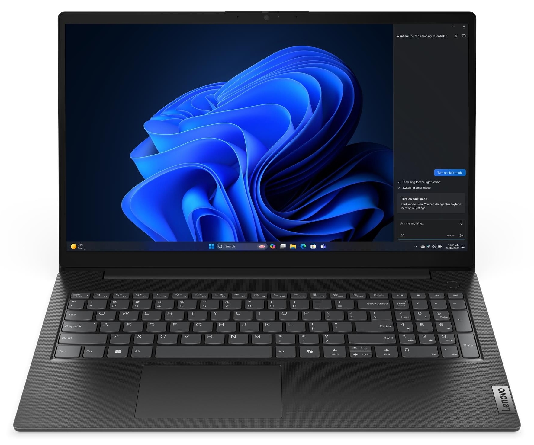 Laptop Lenovo - V15 G5, 15.6'', FHD, i3, 16GB/512GB, Negru 1